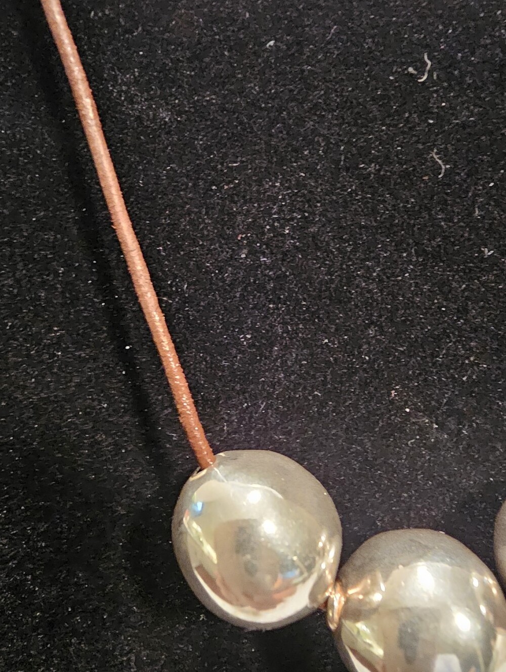 SILPADA "TRIPLE THREAT" N2053 Sterling Silver Ball Necklace - Picture 3 of 4